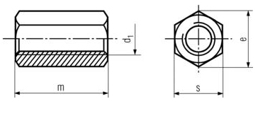 DIN 6334 - Hexagon Nuts Specifications