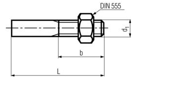 DIN 525 - Weld Studs With Hexagon Nuts Specifications