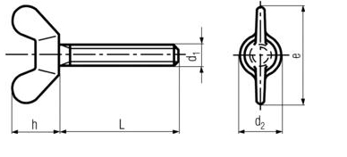 DIN 316 - Wing Screws Specifications